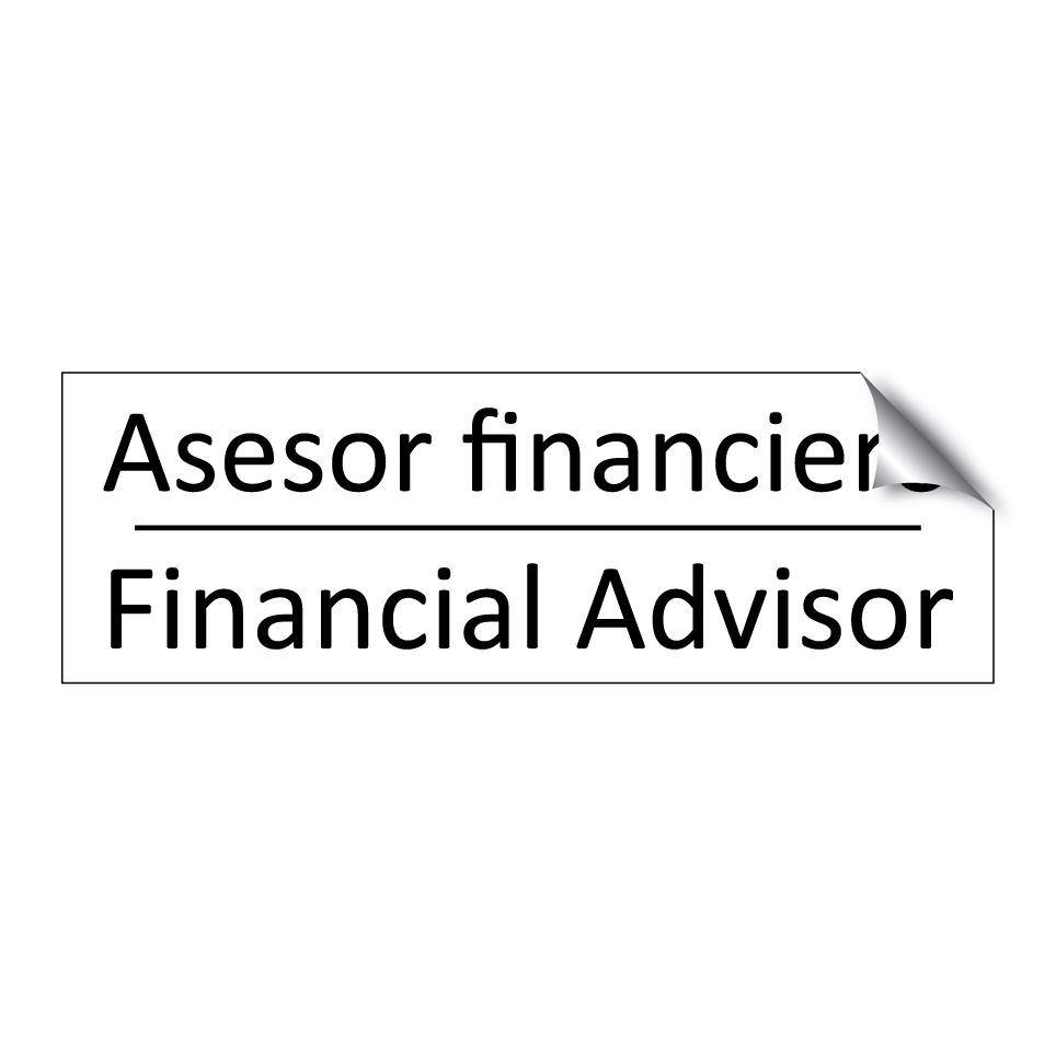 Asesor financiero - Financial Advisor