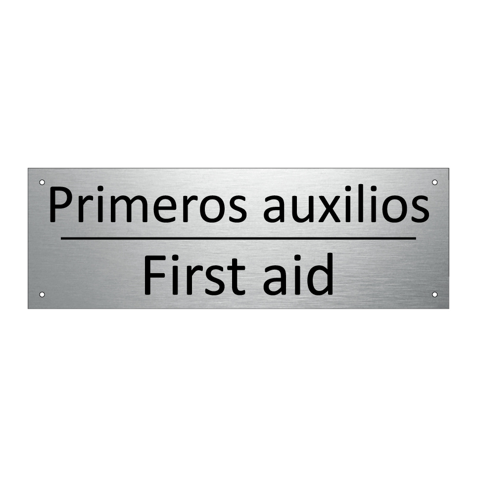 Primeros auxilios - First aid