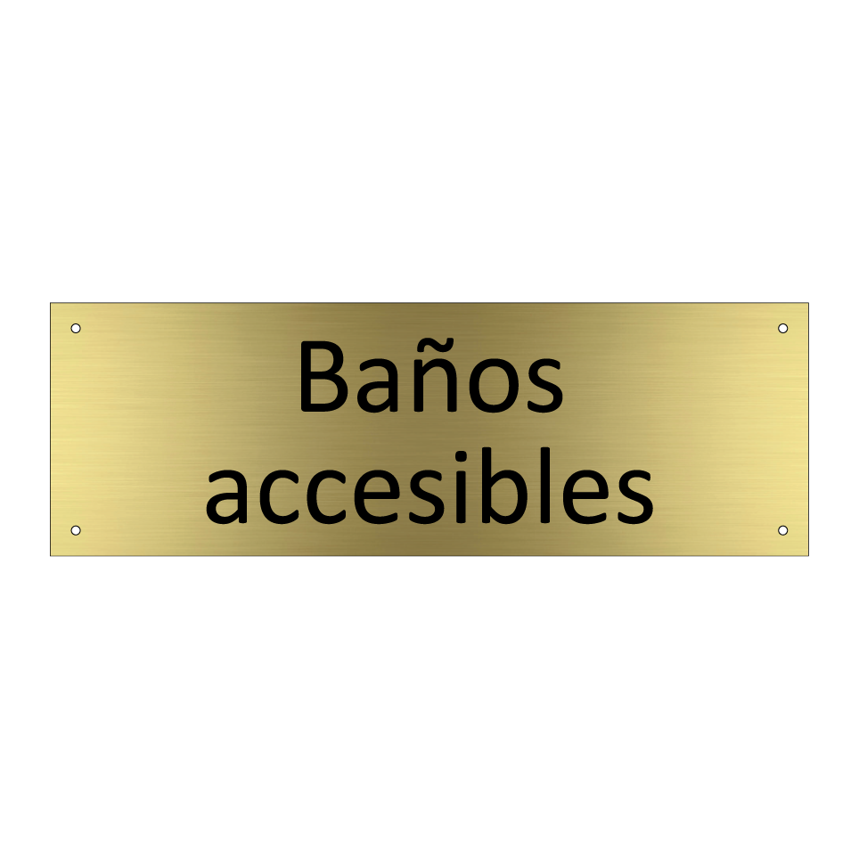 Baños accesibles