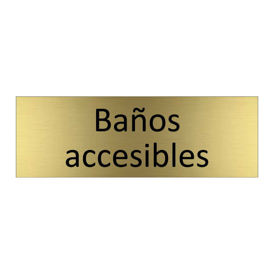 Baños accesibles