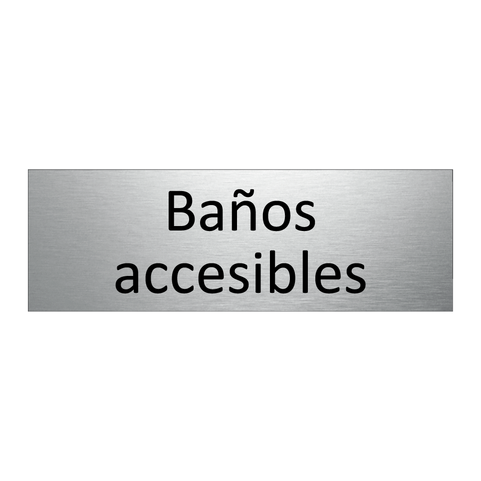 Baños accesibles