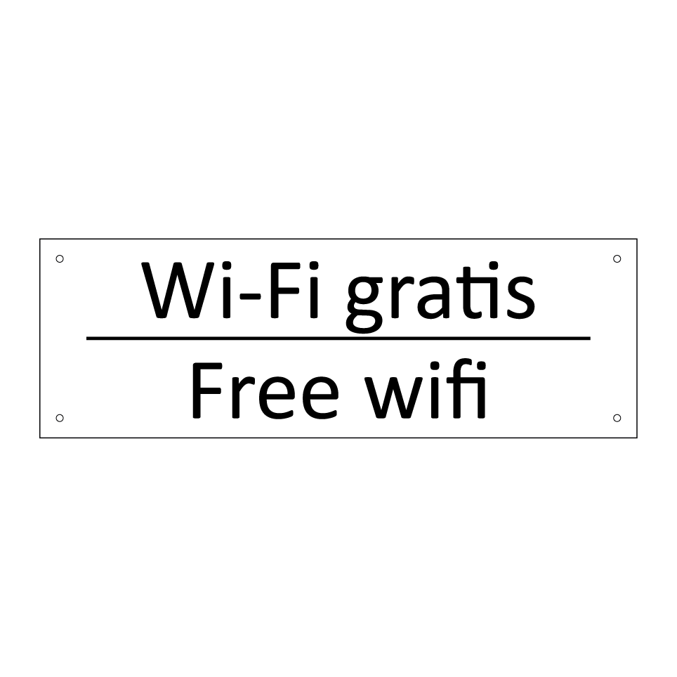 Wi‑Fi gratis - Free wifi