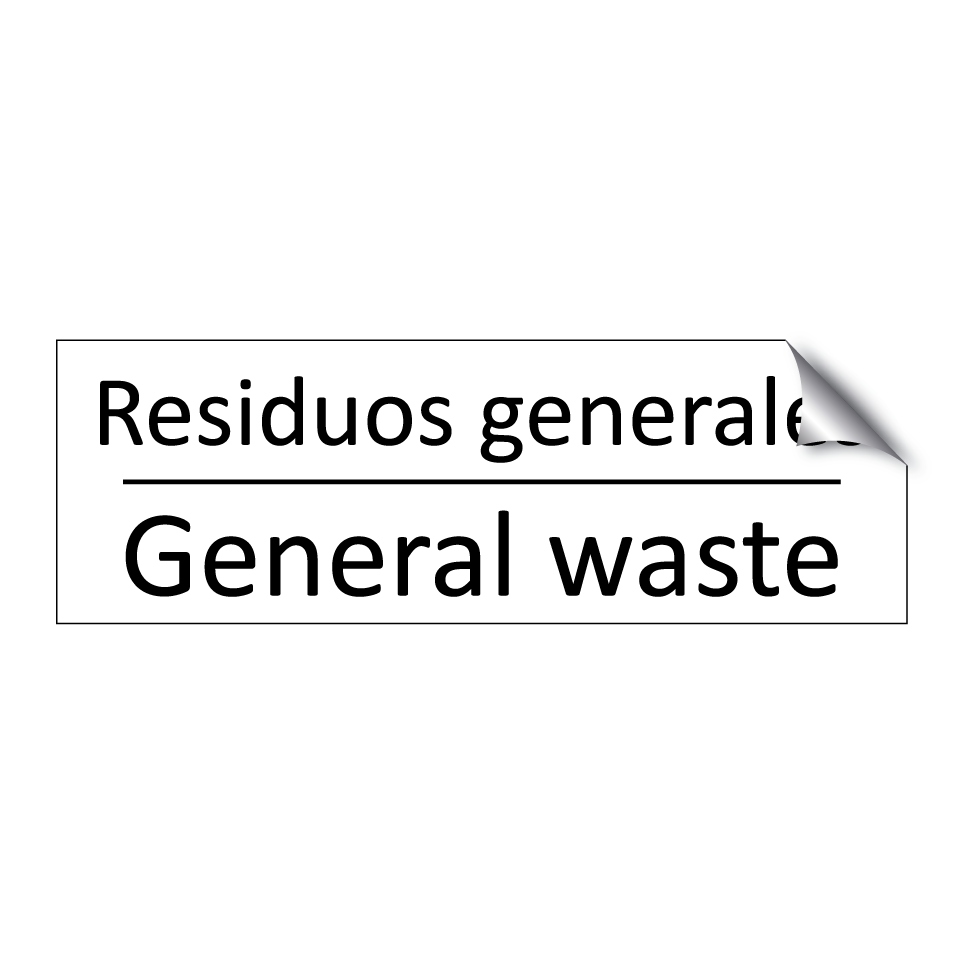 Residuos generales - General waste
