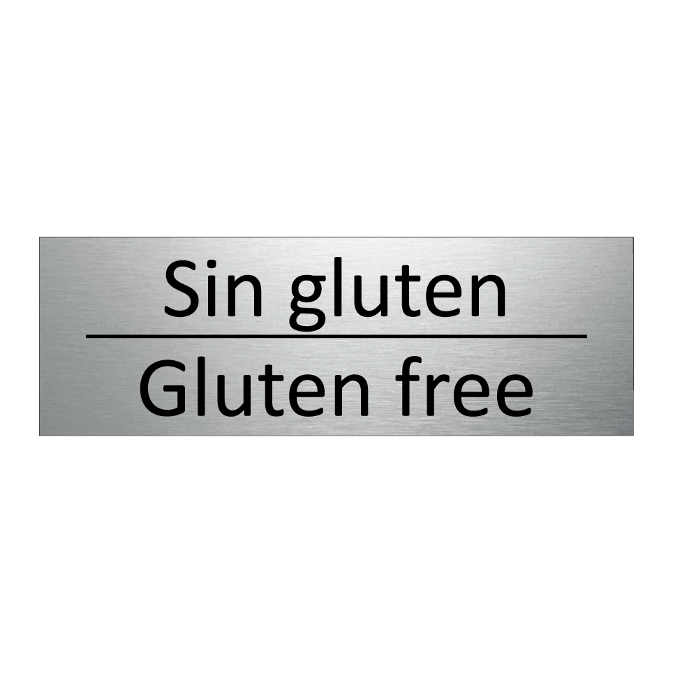 Sin gluten - Gluten free