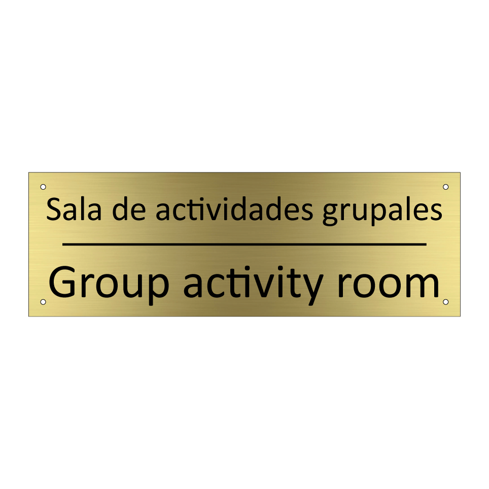 Sala de actividades grupales - Group activity room