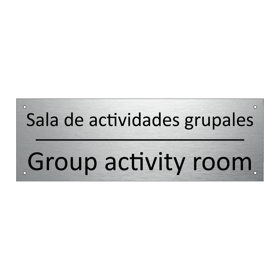 Sala de actividades grupales - Group activity room