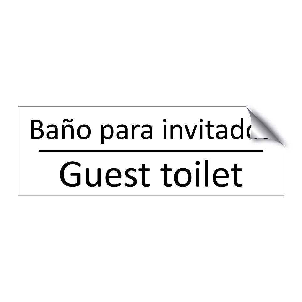 Baño para invitados - Guest toilet
