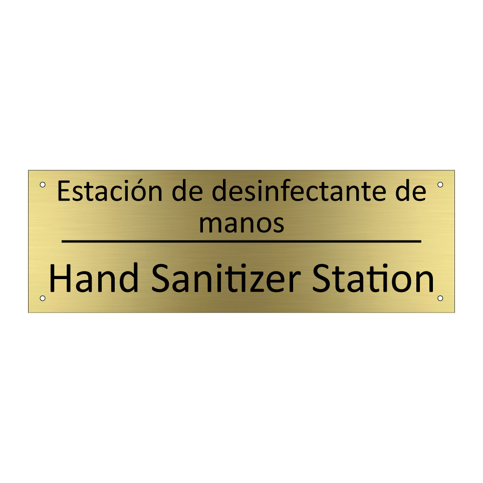 Estación de desinfectante de /.../ - Hand Sanitizer Station
