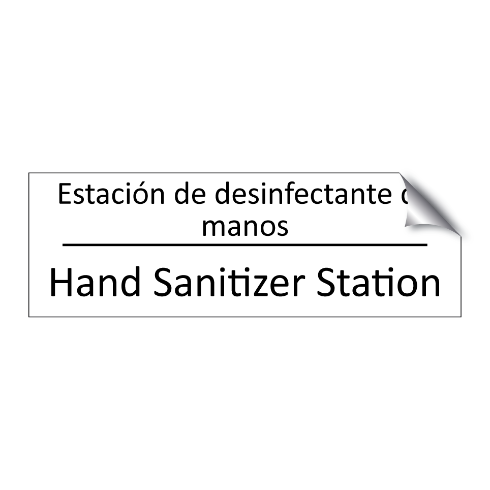 Estación de desinfectante de /.../ - Hand Sanitizer Station