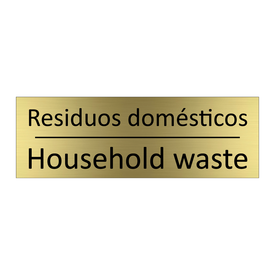 Residuos domésticos - Household waste