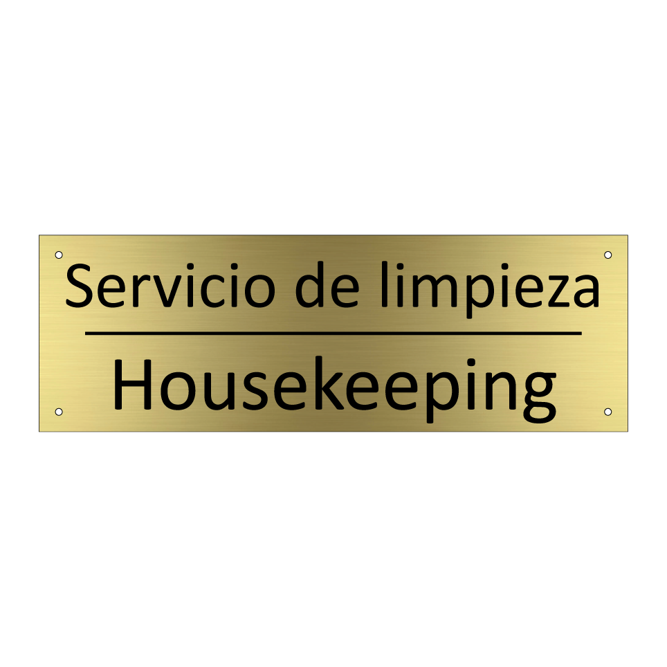 Servicio de limpieza - Housekeeping