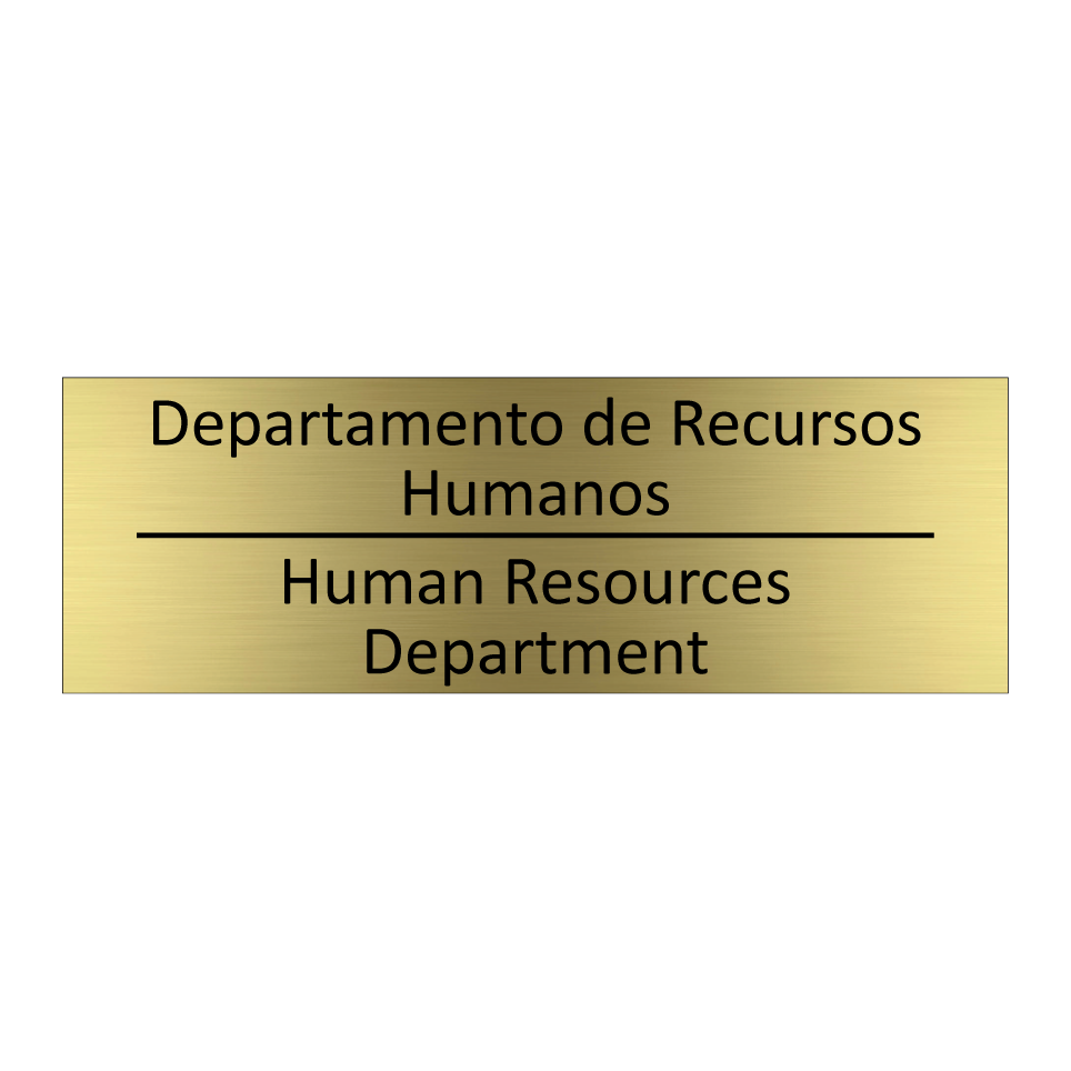 Departamento de Recursos /.../ - Human Resources Department