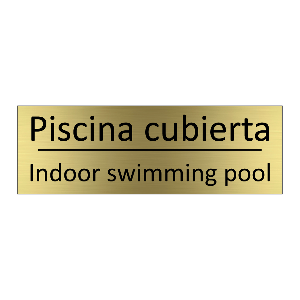Piscina cubierta - Indoor swimming pool