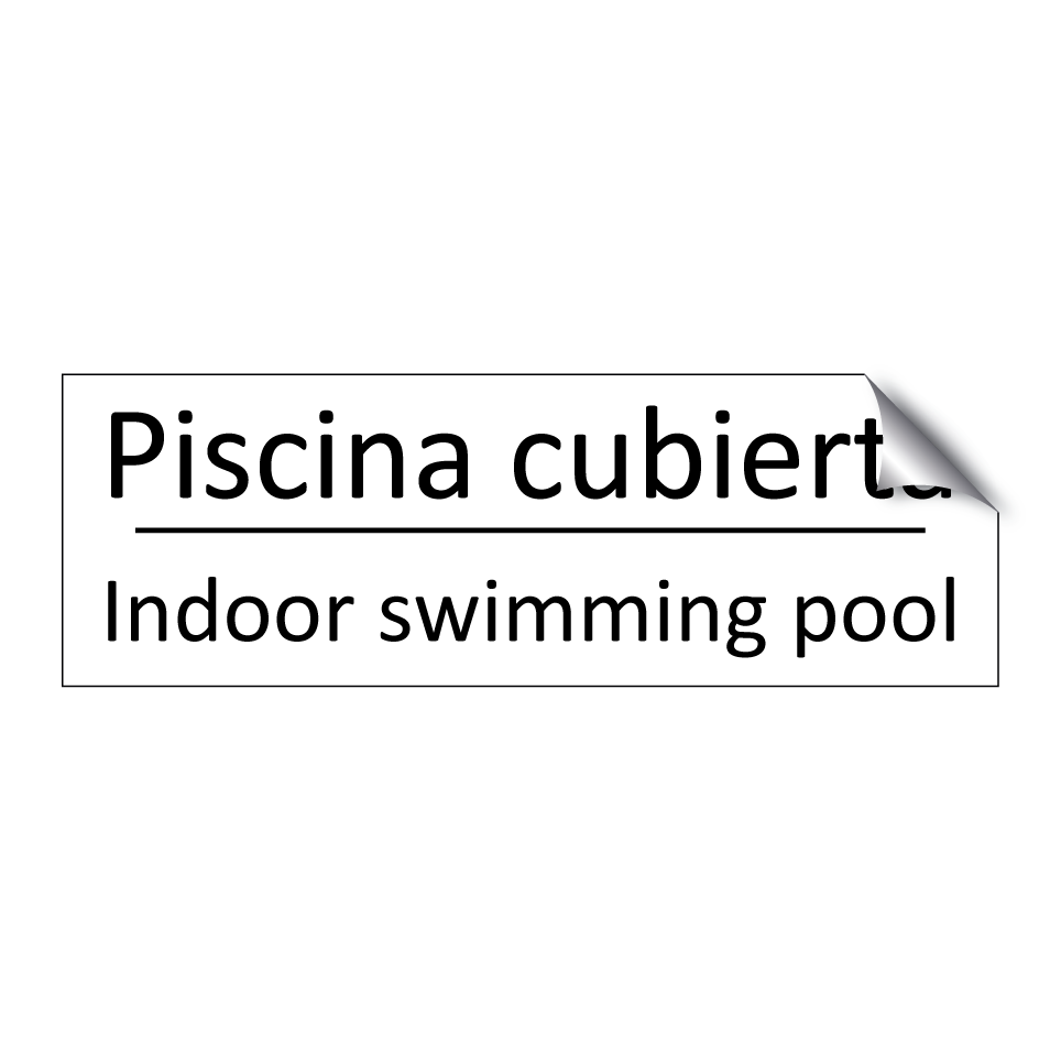 Piscina cubierta - Indoor swimming pool