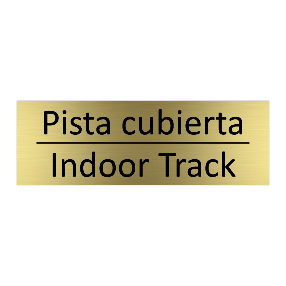 Pista cubierta - Indoor Track