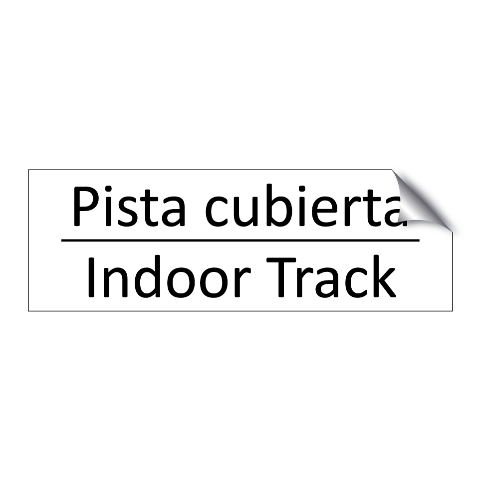 Pista cubierta - Indoor Track