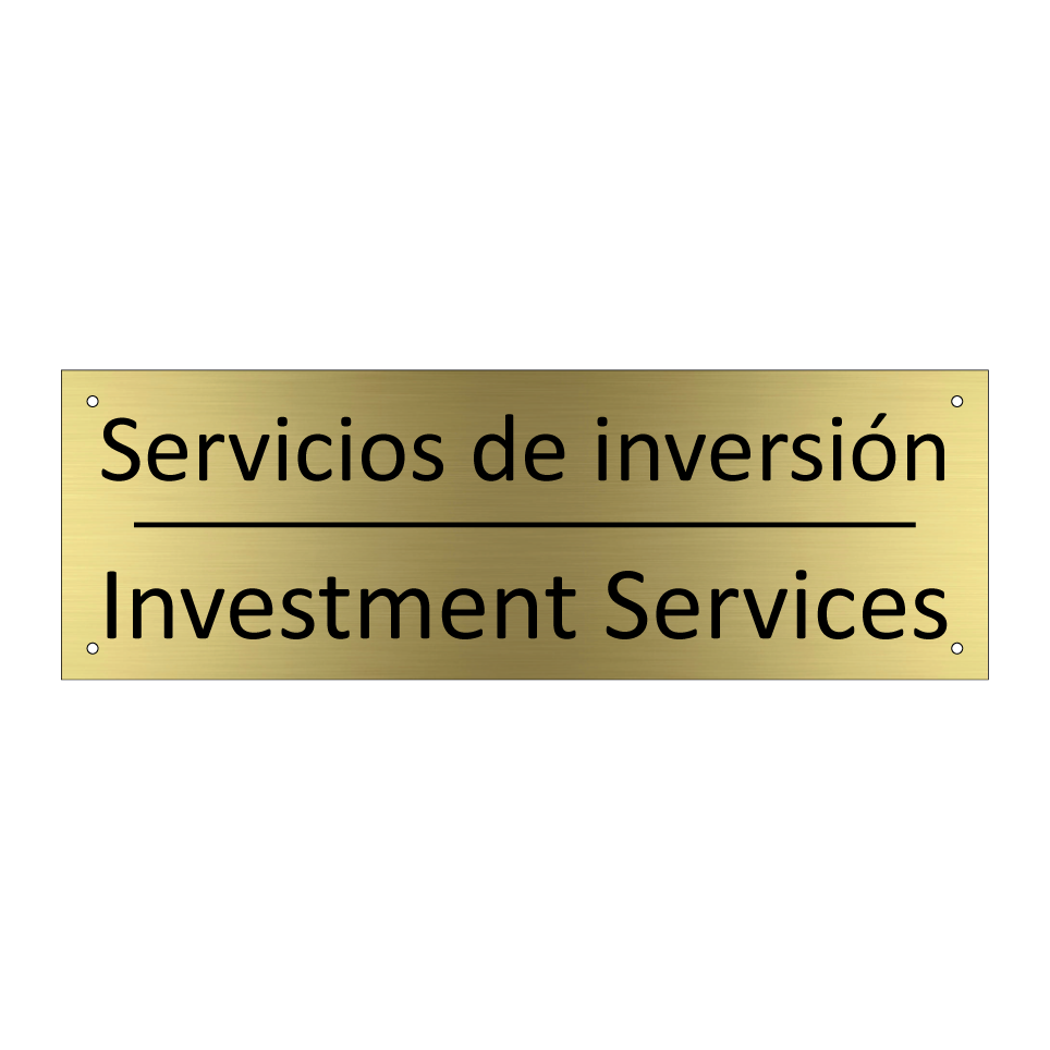 Servicios de inversión - Investment Services