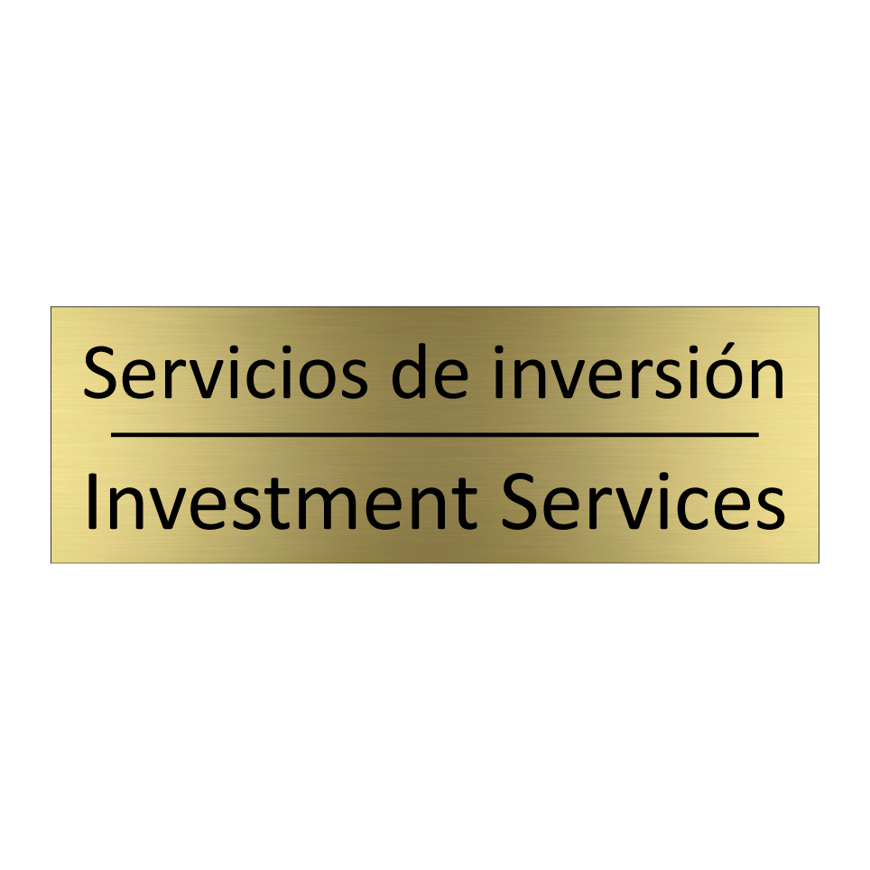Servicios de inversión - Investment Services