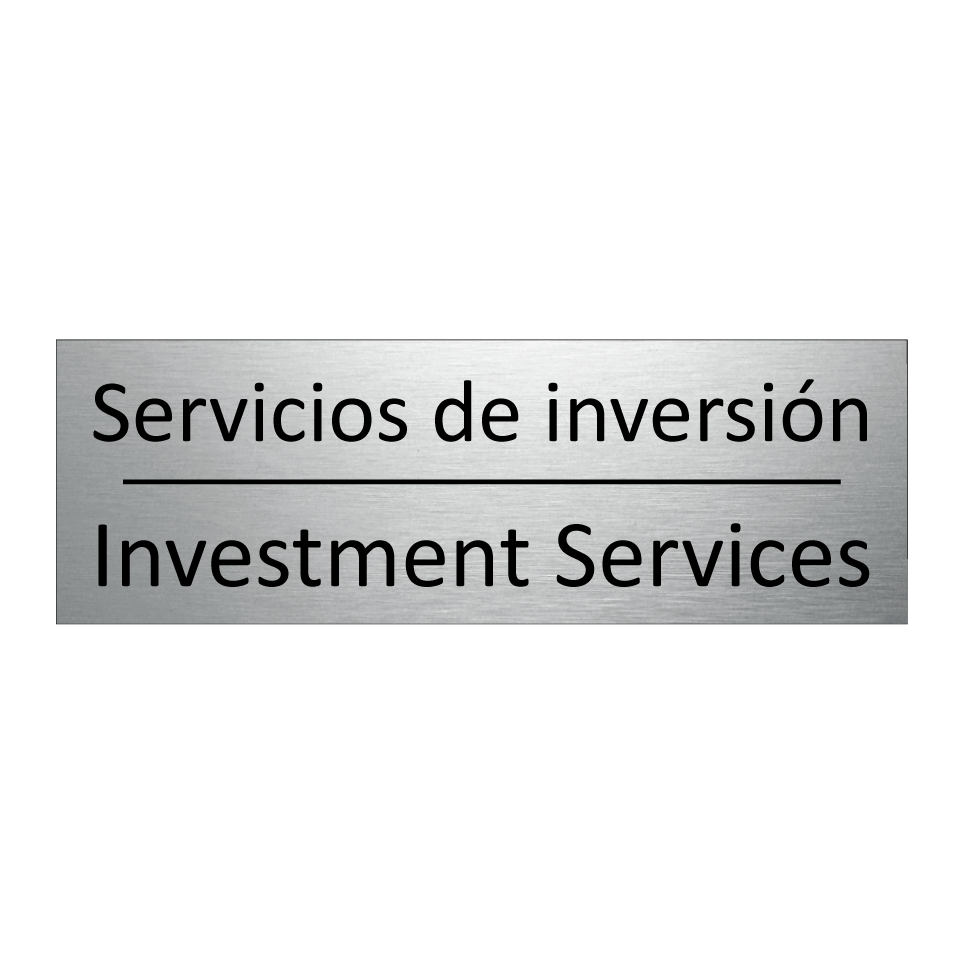 Servicios de inversión - Investment Services