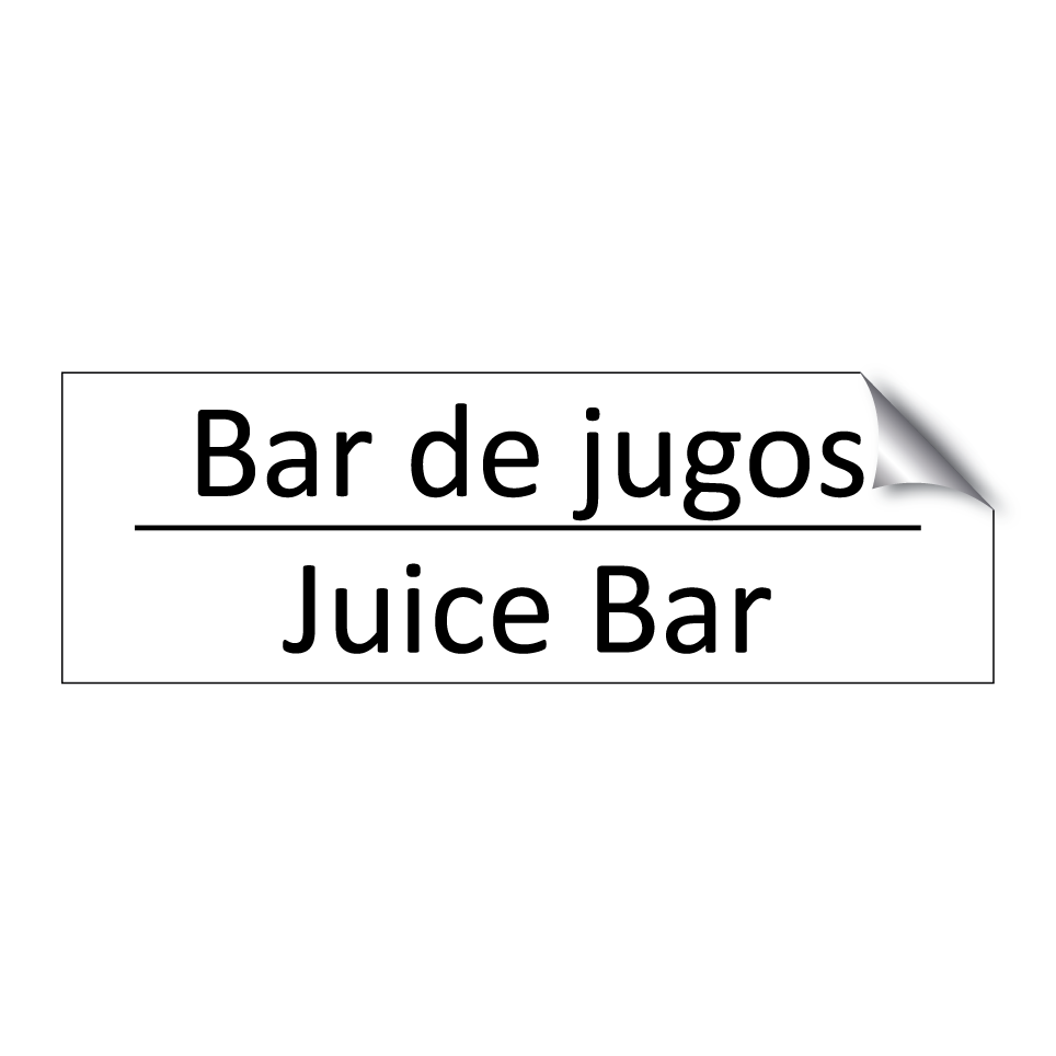 Bar de jugos - Juice Bar