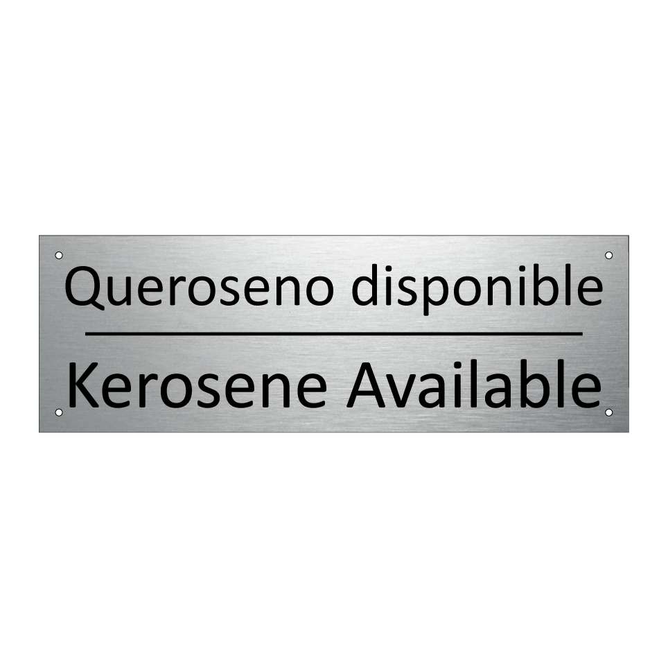 Queroseno disponible - Kerosene Available