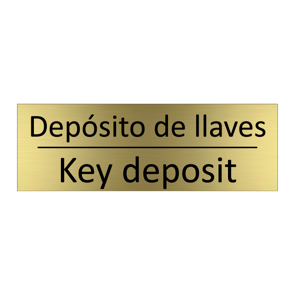 Depósito de llaves - Key deposit