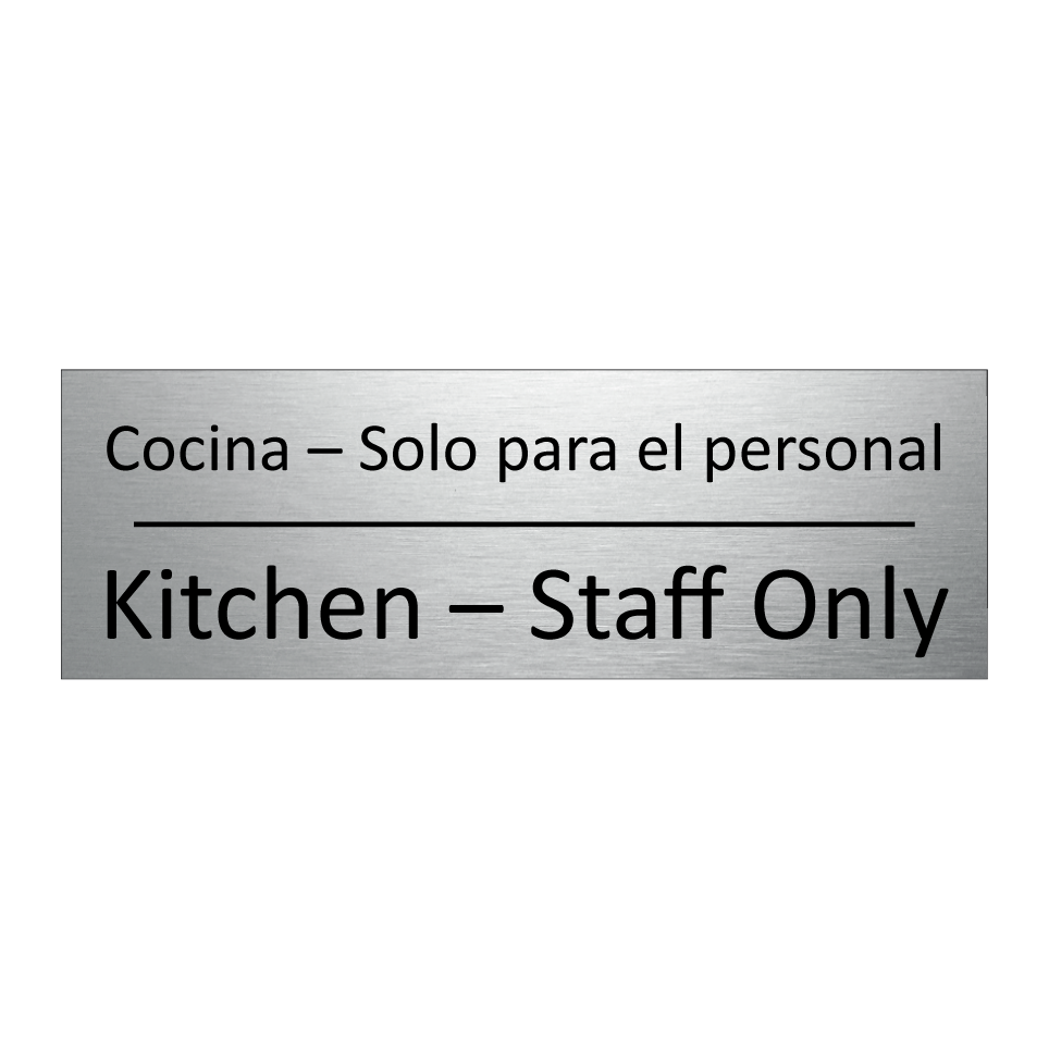 Cocina – Solo para el personal - Kitchen – Staff Only