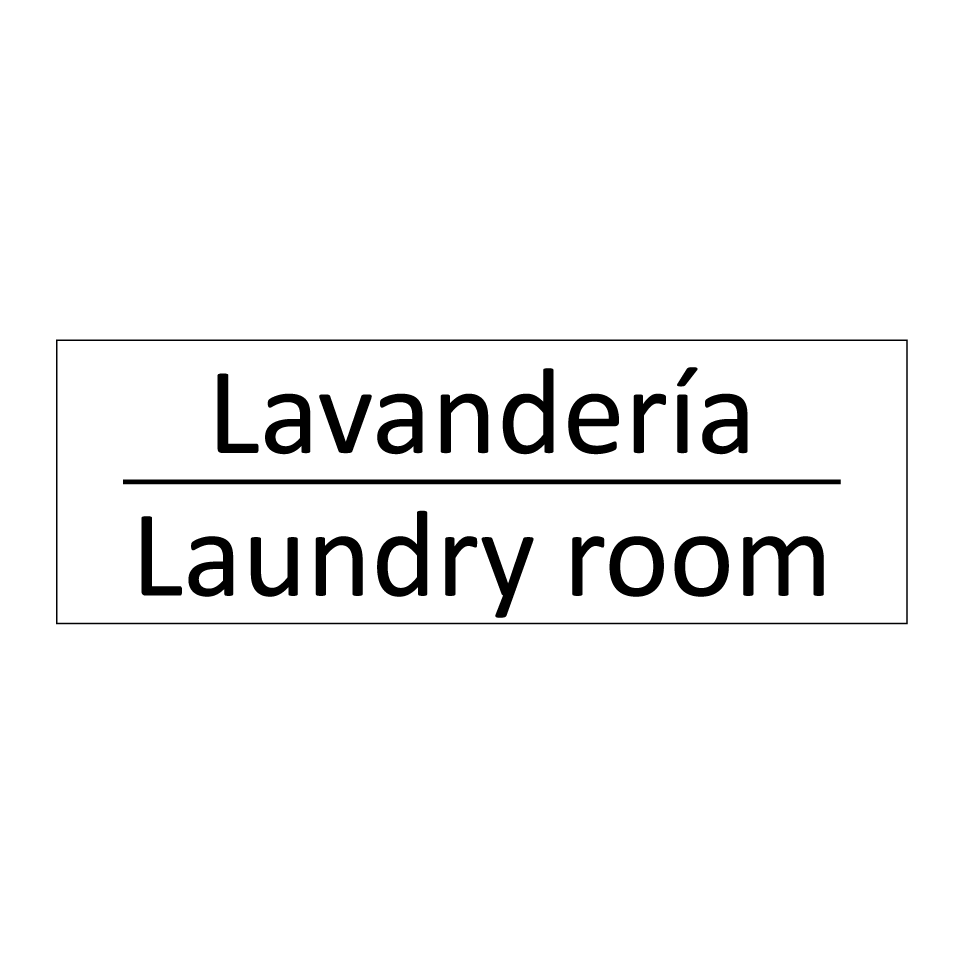 Lavandería - Laundry room