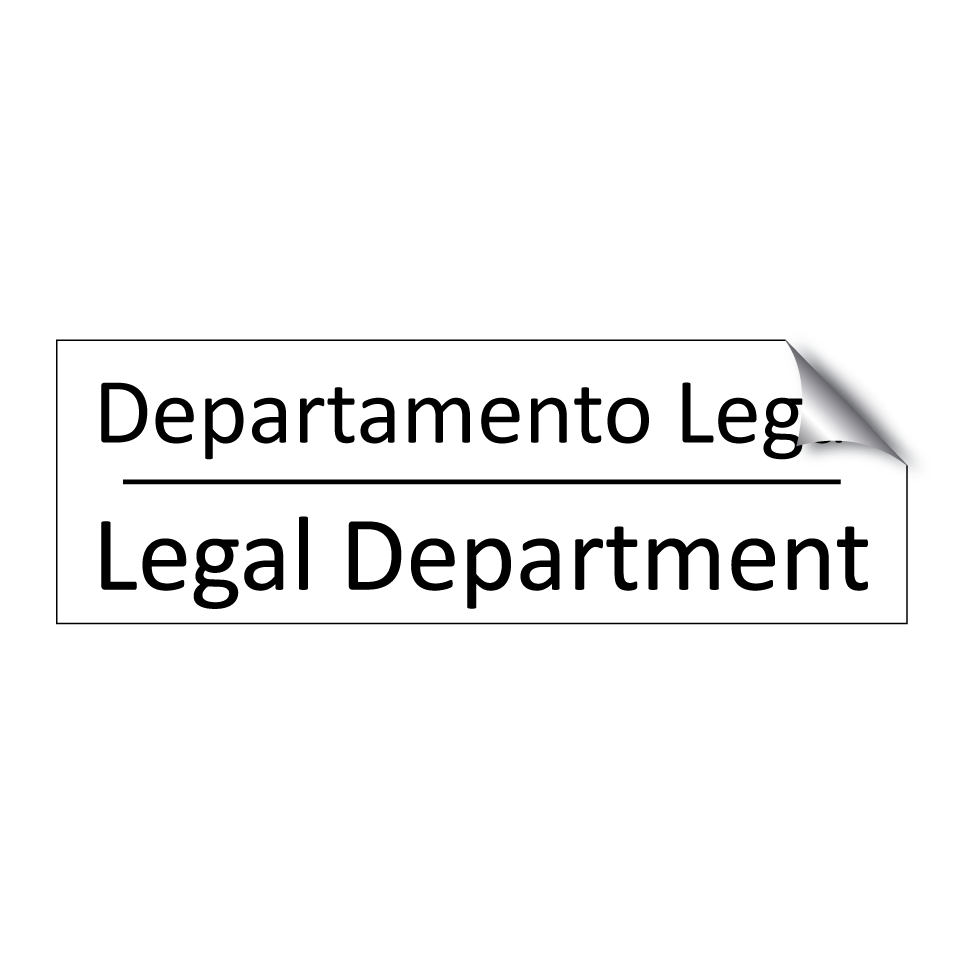 Departamento Legal - Legal Department