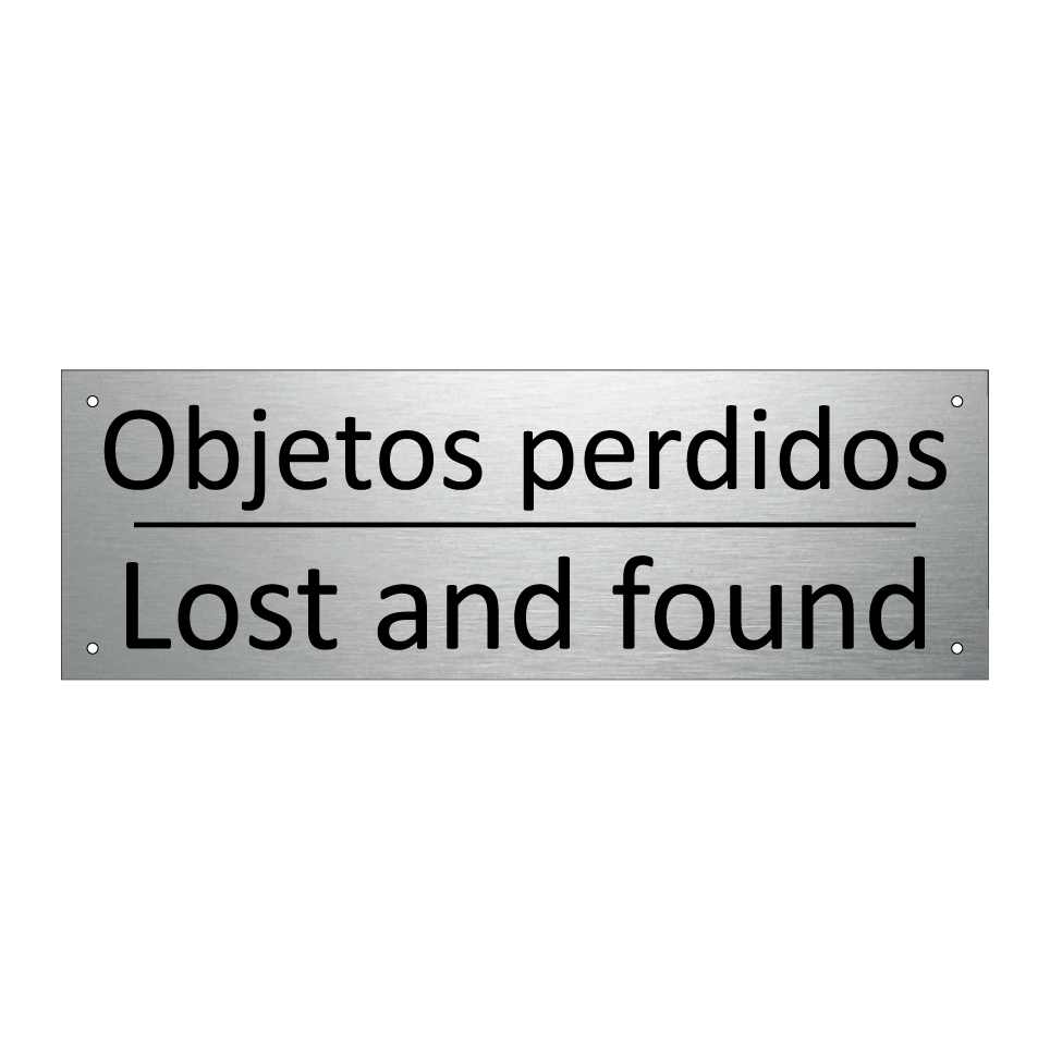Objetos perdidos - Lost and found
