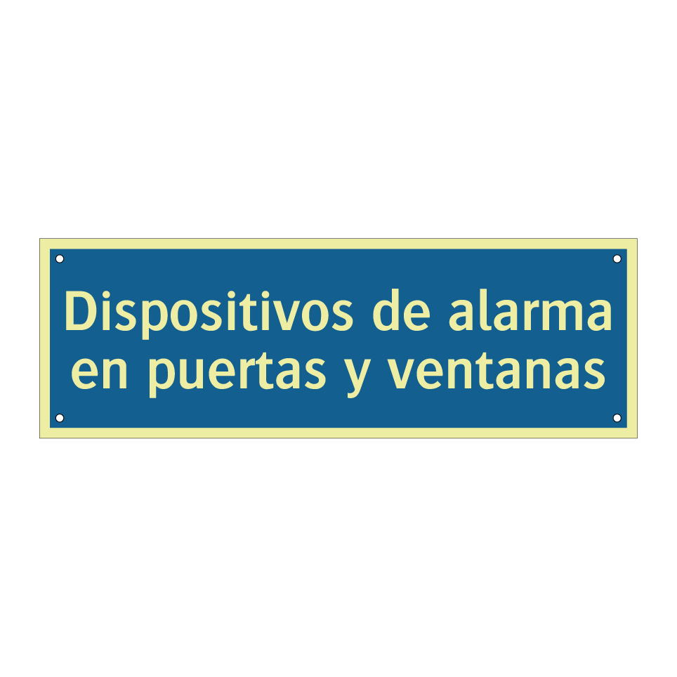 Dispositivos de alarma en puertas y ventanas