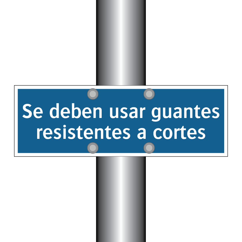 Se deben usar guantes resistentes a cortes