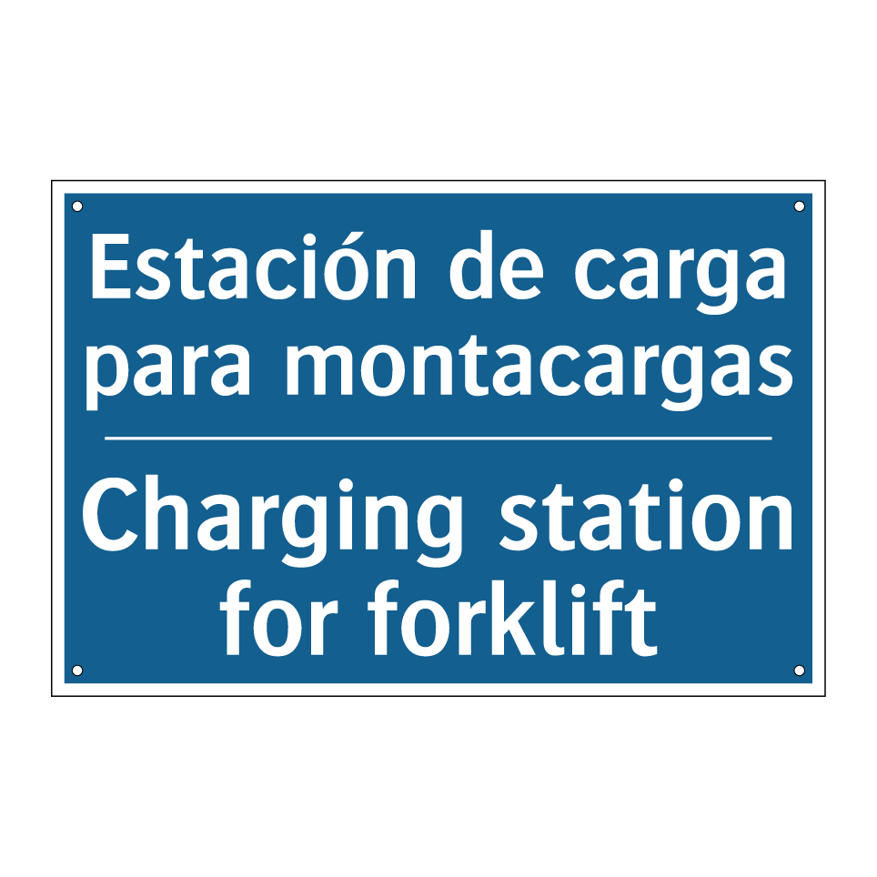 Estación de carga para montacargas /.../ - Charging station for forklift