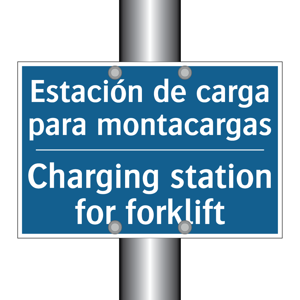 Estación de carga para montacargas /.../ - Charging station for forklift