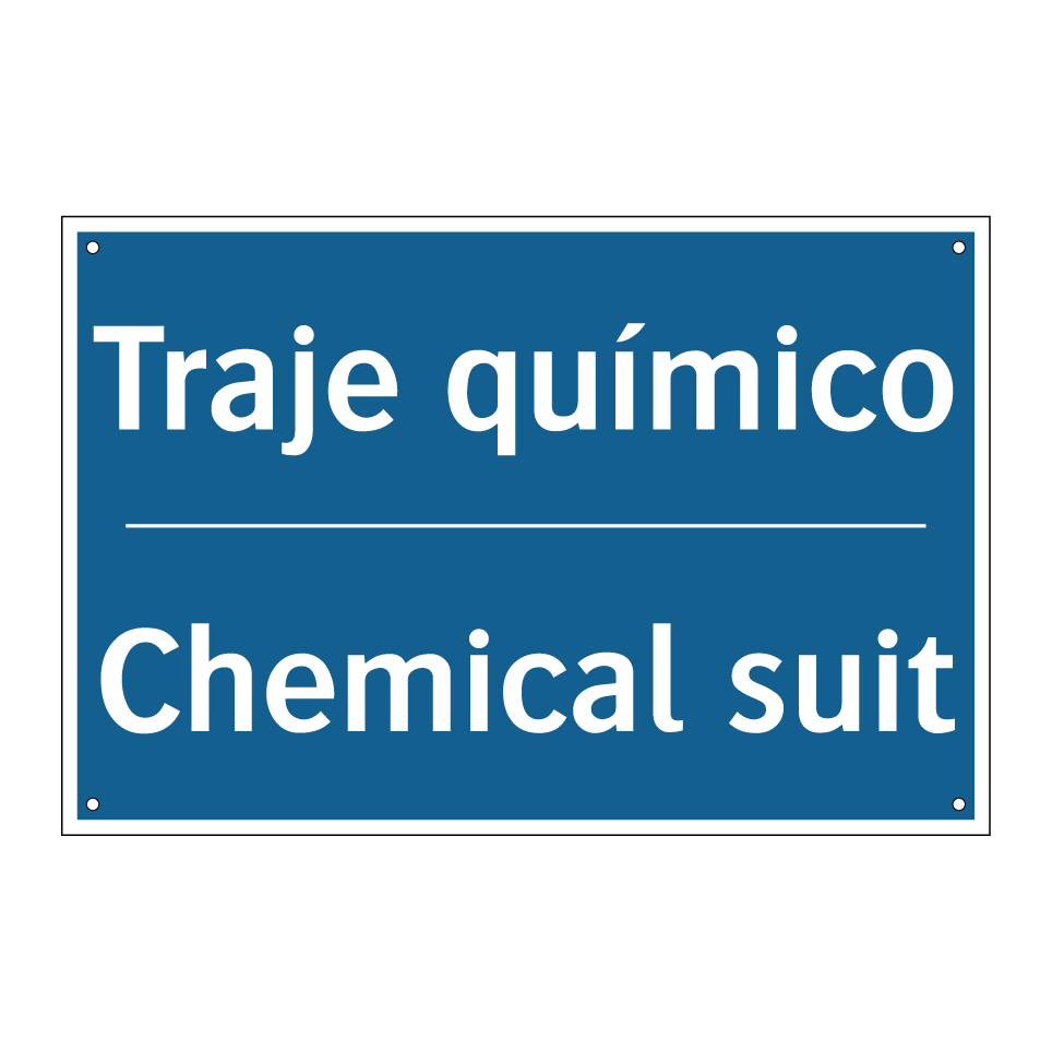Traje químico - Chemical suit