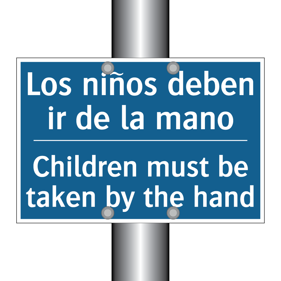 Los niños deben ir de la mano - Children must be taken by the /.../