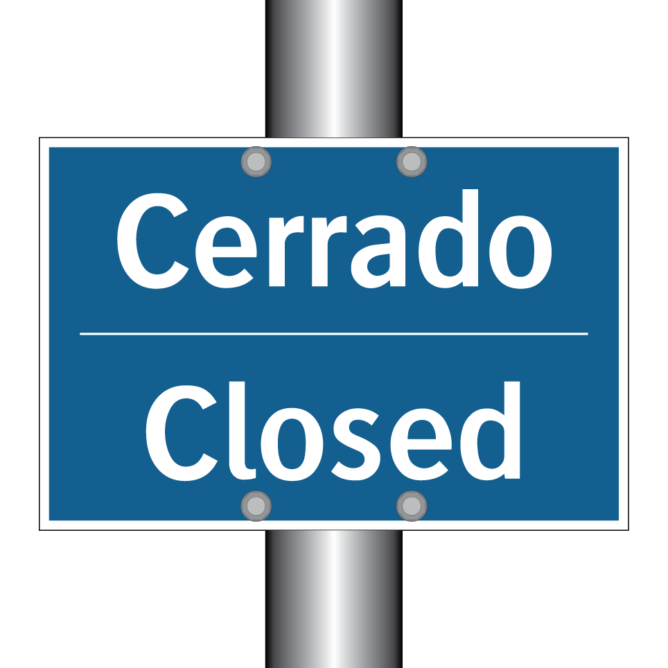 Cerrado - Closed