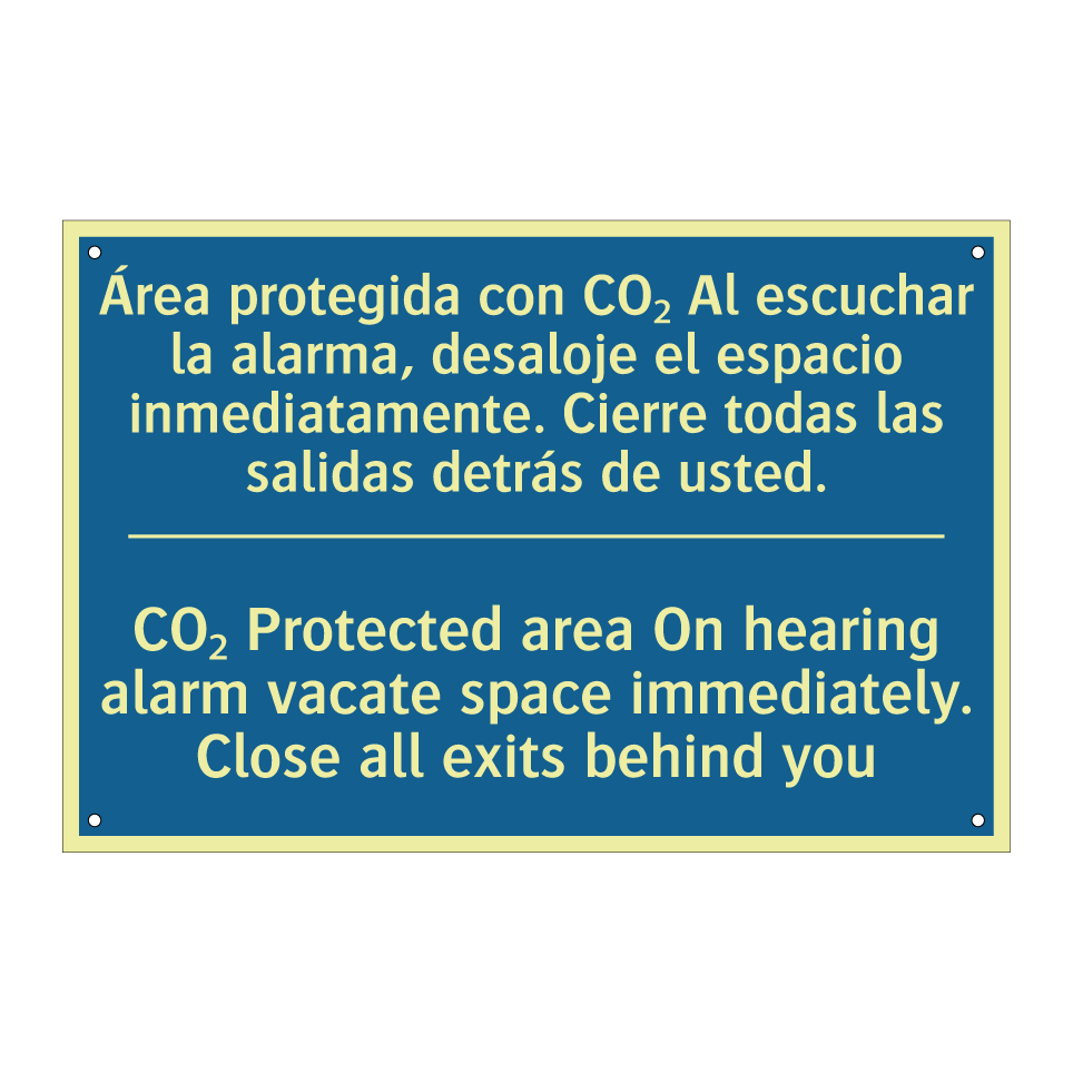 Área protegida con CO₂ Al escuchar /.../ - CO₂ Protected area On hearing /.../