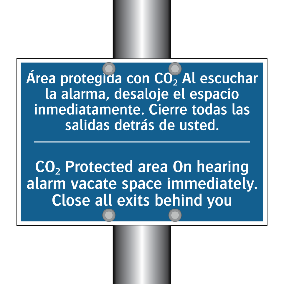 Área protegida con CO₂ Al escuchar /.../ - CO₂ Protected area On hearing /.../
