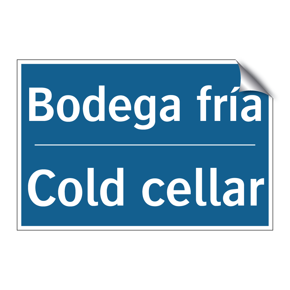 Bodega fría - Cold cellar