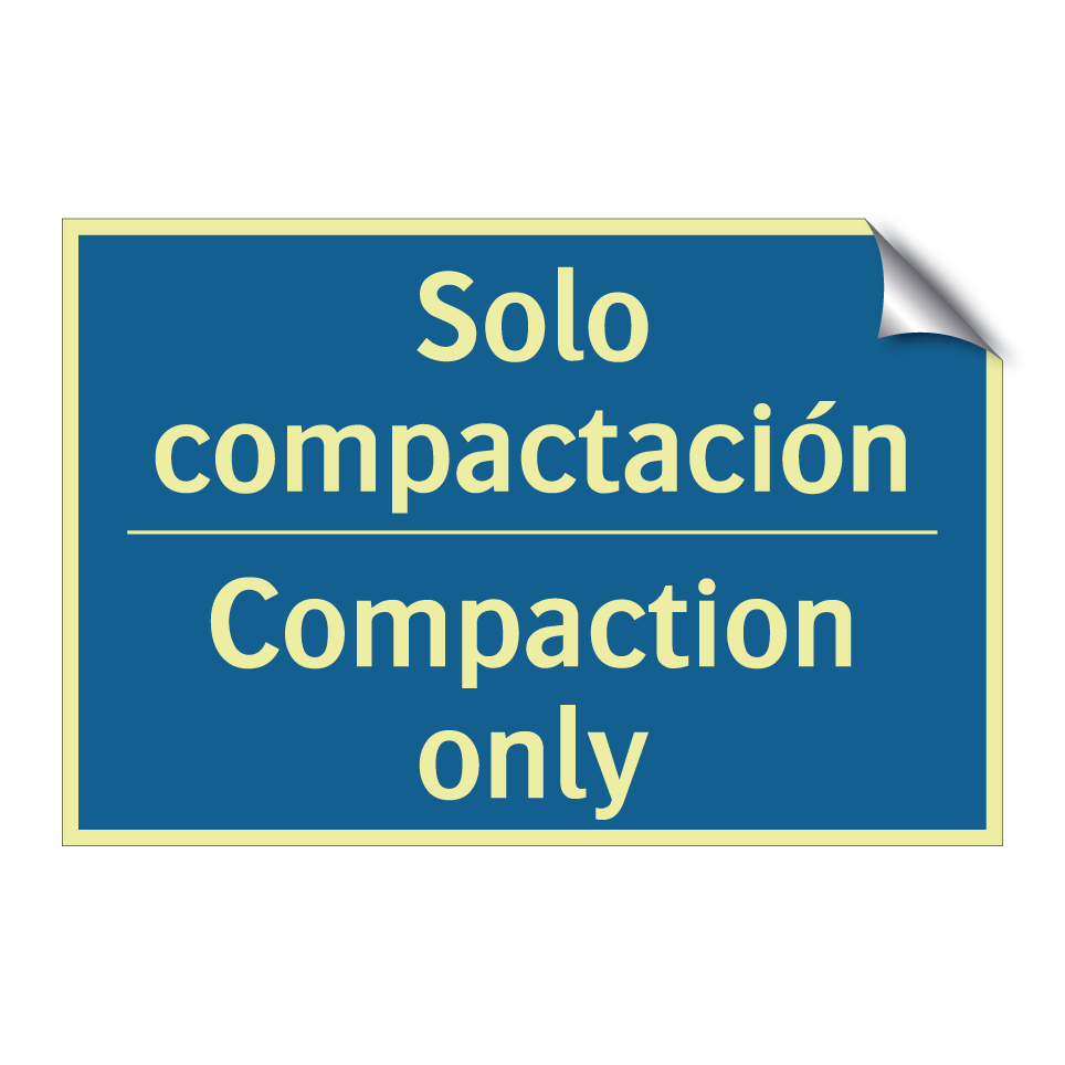 Solo compactación - Compaction only
