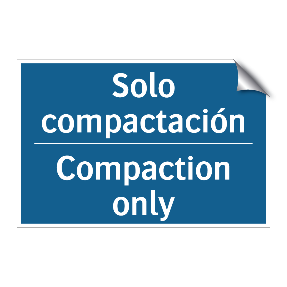 Solo compactación - Compaction only