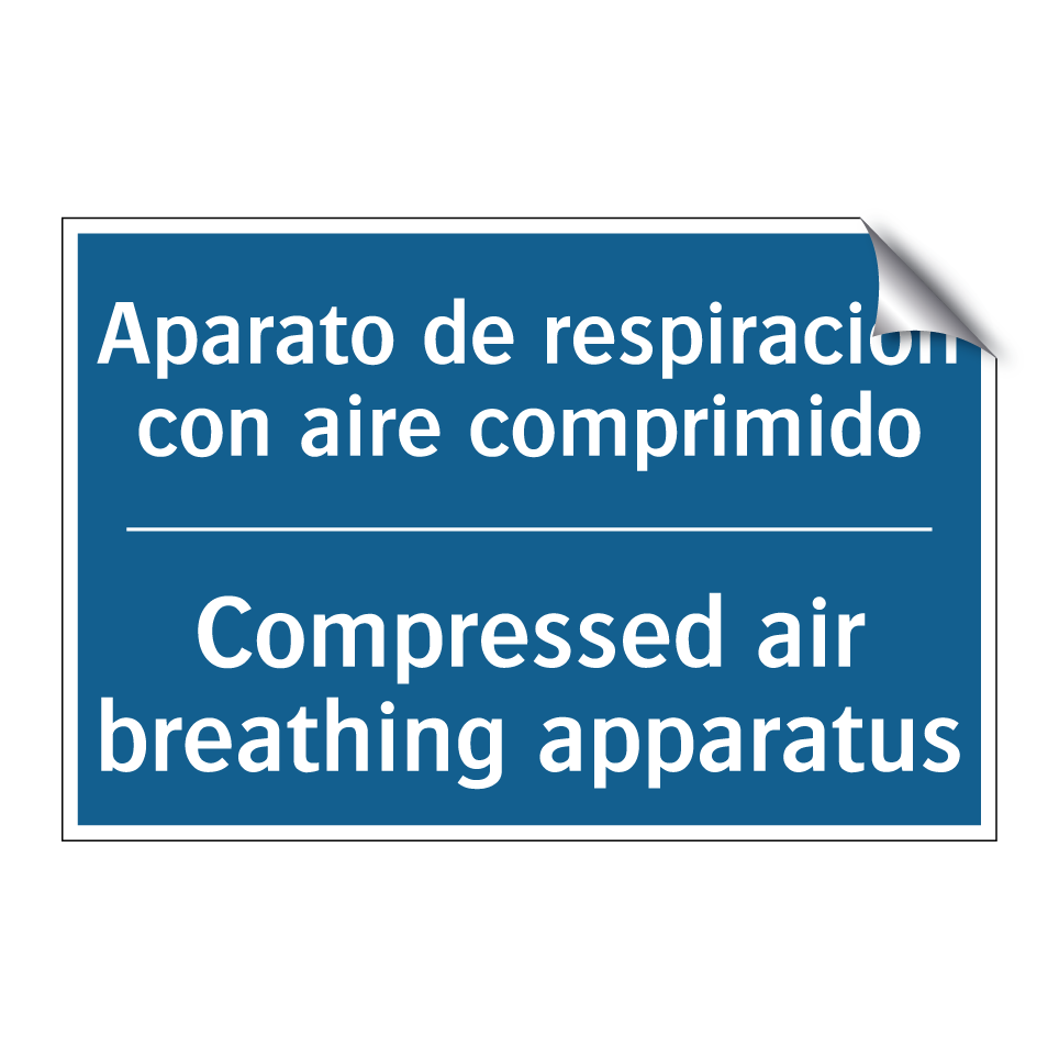 Aparato de respiración con aire /.../ - Compressed air breathing apparatus /.../