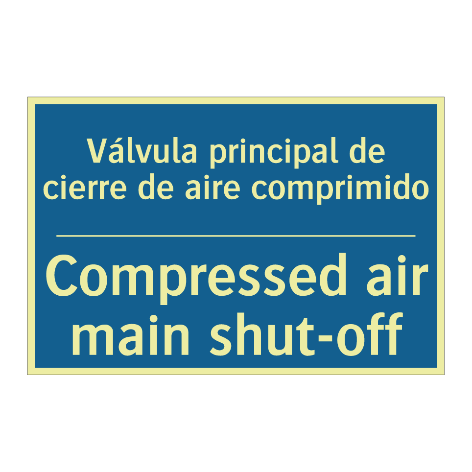 Válvula principal de cierre de /.../ - Compressed air main shut-off