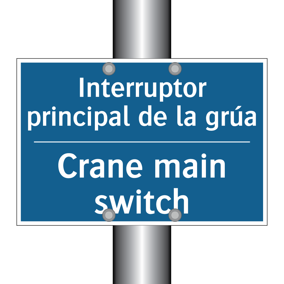 Interruptor principal de la grúa /.../ - Crane main switch
