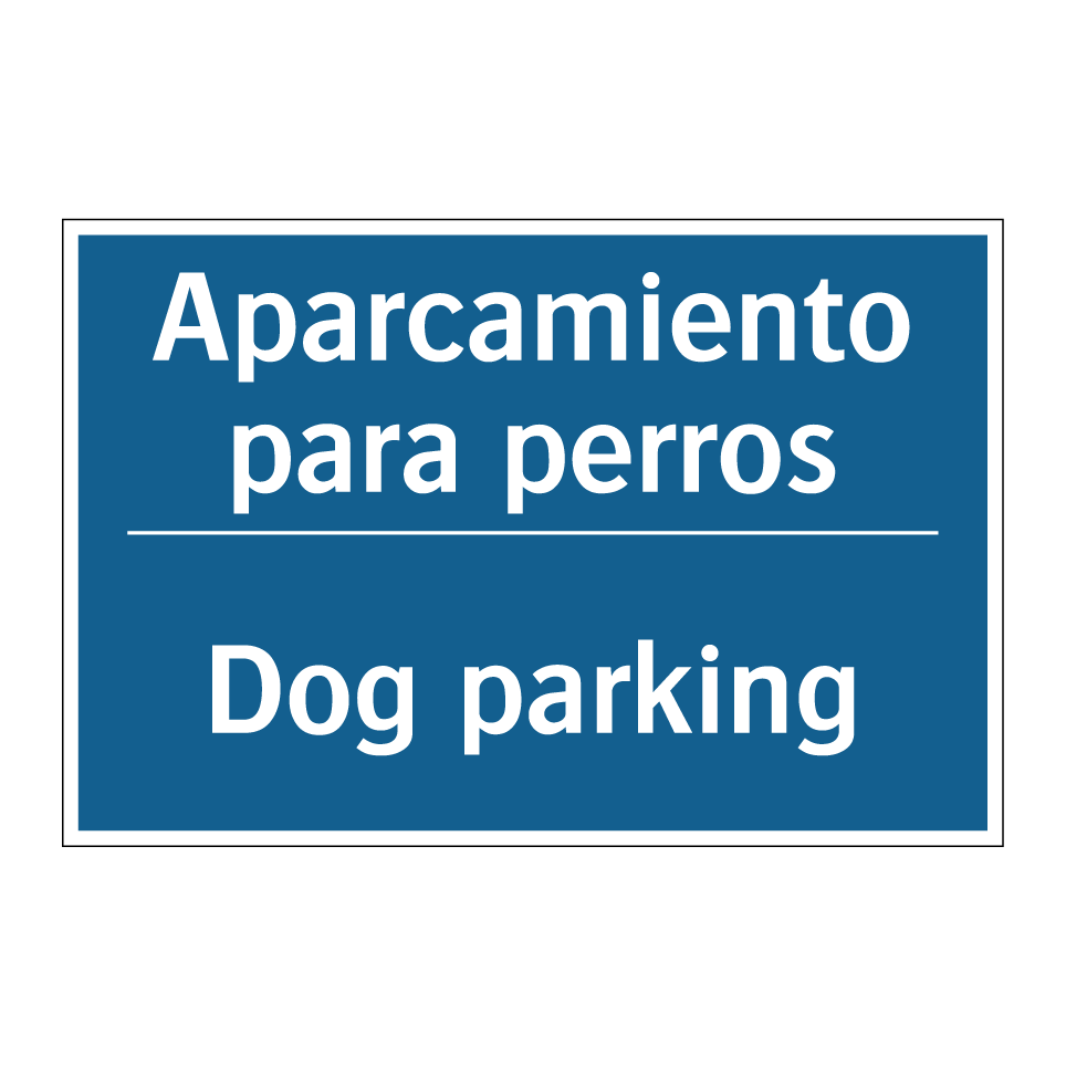 Aparcamiento para perros - Dog parking