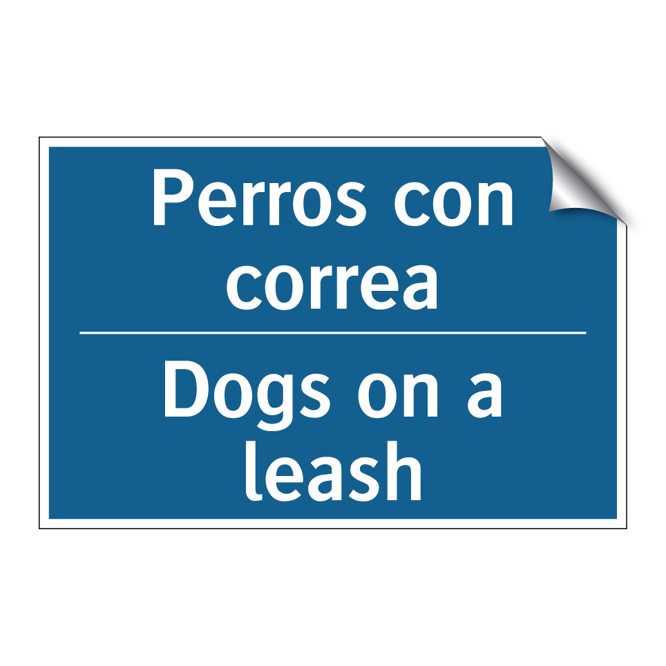 Perros con correa - Dogs on a leash