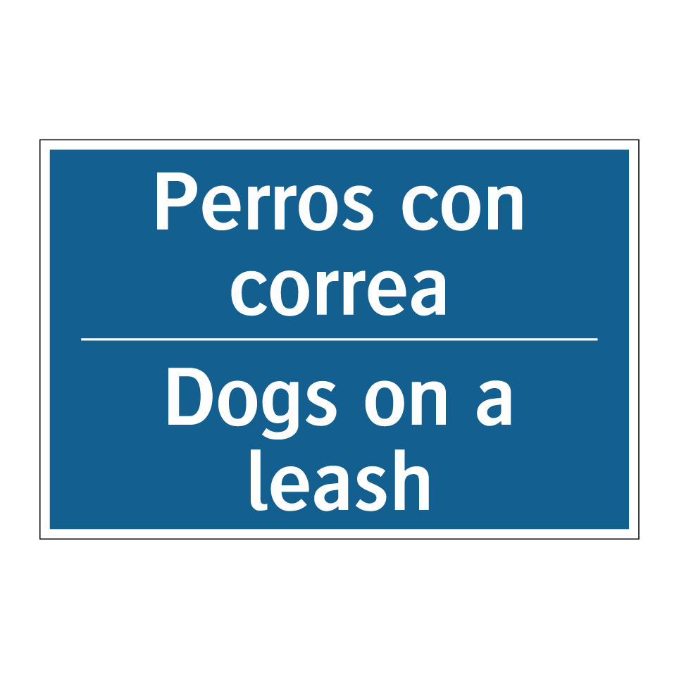 Perros con correa - Dogs on a leash
