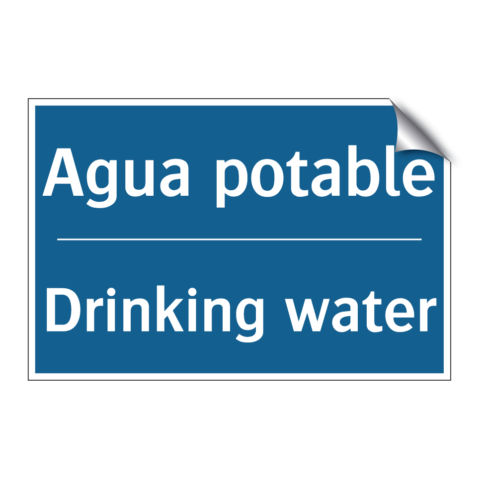 Agua potable - Drinking water
