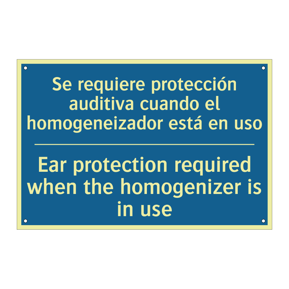 Se requiere protección auditiva /.../ - Ear protection required when the /.../